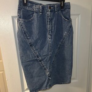 Dachet denim western skirt